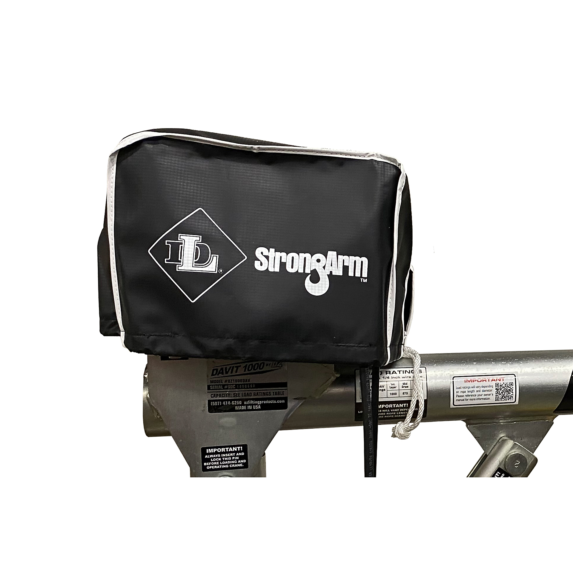OZ Lifting Products, Electric Winch Cover for OZ Lifting AC and DC Electric Winches, Model# OZEWC